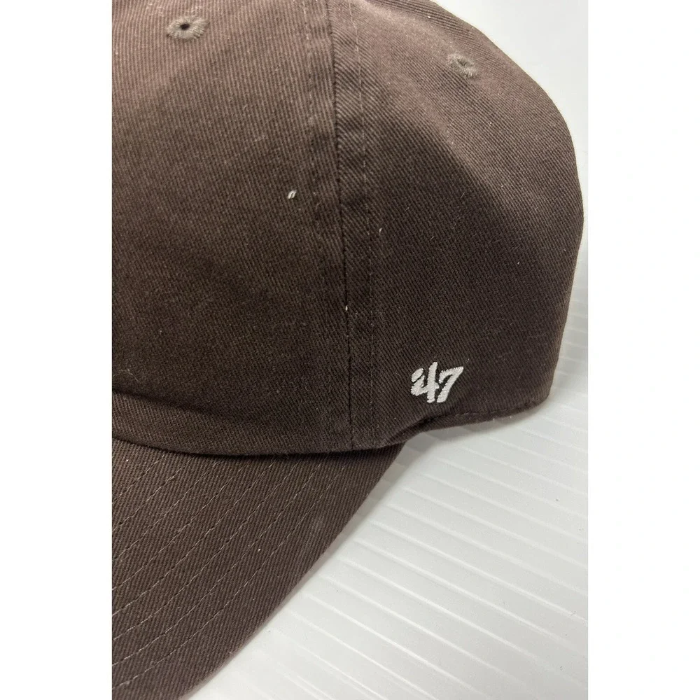 Cleveland Browns '47 Brand NFL Clean Up Adjustable Strapback Hat Cap Logo